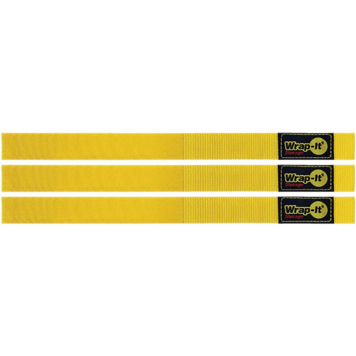 It Storage Quick-Straps 12 Inch Yellow Weatherproof Hook & Loop Strap (4-Pack) product image