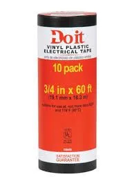 it General Purpose 3/4 Inch X 60' Black Electrical Tape product image